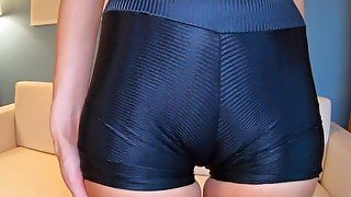 Ripped Workout Shorts: I got home so horny! I saw a really hot guy at the gym today.