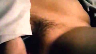 Hairy granny solo masturbation