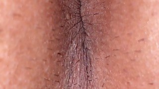 A close-up video of a man's anus with good image quality that makes it possible to identify each wrinkle