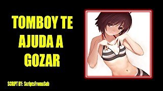 (AUDIO EROTICO) TOMBOY TE DANDO UMA ''MÃOZINHA''.