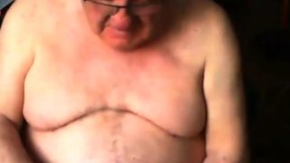 grandpa stroke on webcam