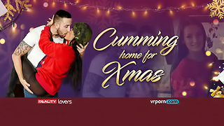 Cumming Home For Xmas Voyeur