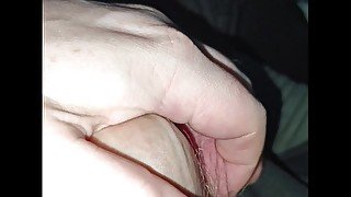 Early morning public view wanking and cumshot