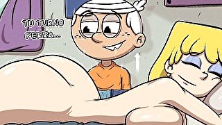 Lincoln Folla a Su Hermanastra Mientras No Hay Nadie En Casa - The Loud House Hentai