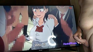 Hottest Anime Bad Japanese Schoolgirl Use Your Friend For Squirting And Eating His Cock PT. 2