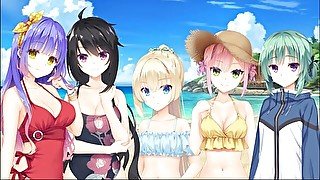 【#20 天使☆騒々 RE-BOOT！実況動画】海で皆の巨乳爆乳水着姿がエロ可愛すぎる！(ゆずソフトエロゲー) Hentai game Tenshi☆Souzou RE-BOOT!)