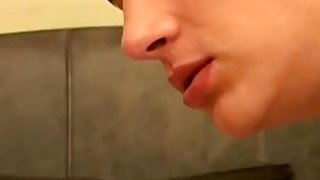 Smoking twink Ayden James fucks vigorously before facial