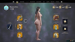 Hogwarts Legacy Custom Curvy Body Nude Mod