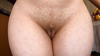 Tight shaved pussy worship