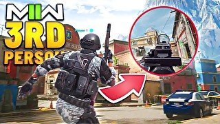 3RD PERSON MODE GAMEPLAY IN MODERN WARFARE 2! (MW2 3rd Person Mode)