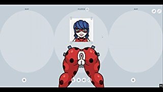 Fapwall [Rule 34 Hentai game] Miracolous ladybug huge black cocks DP