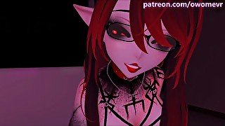 Spooky Succubus puts a spell on you so you can fuck her hot friend on Halloween - Preview