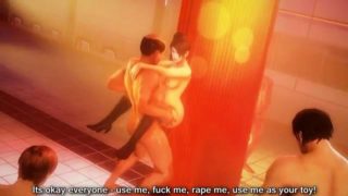 Stunning 3D girl with perfect big boobs takes a deep fucking