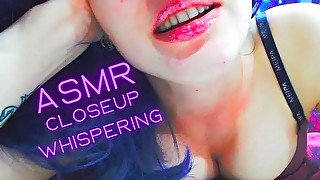 💞 ASMR CLOSEUP WHISPERING 😴🍒💋❤️