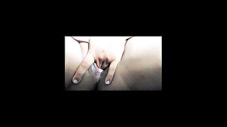 Wet pussy fingering and juicy milky