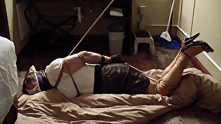 Fem Slave Bound, Gagged, Vibed, Hogtied And Left Alone - Teaser Video