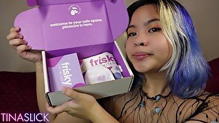 Tina Slick - Cute Creamy Pinay Fucks Herself With Cute Sex Toys (Frisky Ultd)