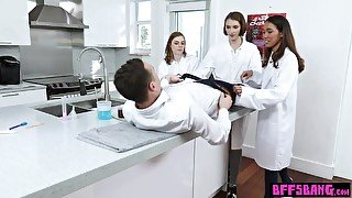 teen 18+ Besties Nasty Chemistry Experiment