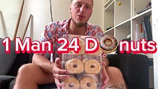 1 man 24 donuts 🍩