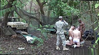 Army men wanking together gay A nasty training day ends with insane sex