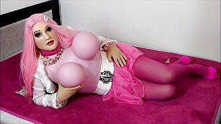 Barbie doll's mega boobs ( No audio but music )