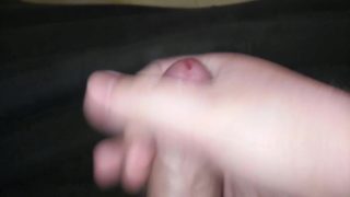 Fat guy pulls out hard cock and cums for you