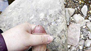 Next to a stream in a national park in Turkey