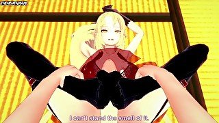 Hentai POV Feet Bakemonogatari Heart-Under-Blade Shinobu Oshino