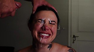 Facial on Goth Girls Cumbrellas