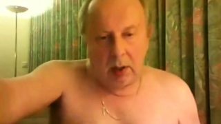 grandpa cum on webcam