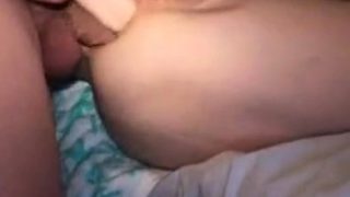 Girl loves double anal