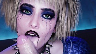 Misty is unfaithful to Jackie - Cyberpunk 2077 Fanfiction - 3D Porn 60 FPS - Hentai + POV WildLife