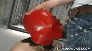 Charming bushy asian huzzy attending in amazing blowjob porn