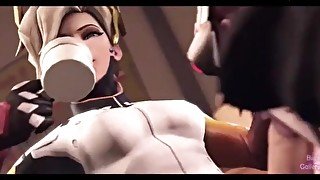 Futa Mercy x Widowmaker