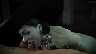 Lady Dimitrescu Sucking {Resident Evil 8 Porn}