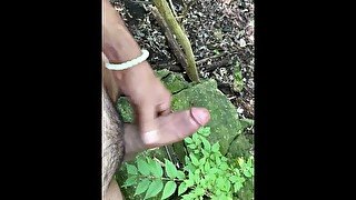 Forest cumshot