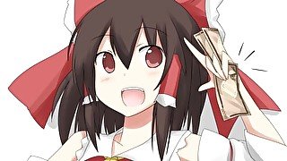 Teaser Reimu Hakurei accepts your donation (Hentai Joi)