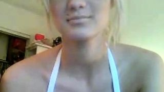 Fake tits Blonde Webcam