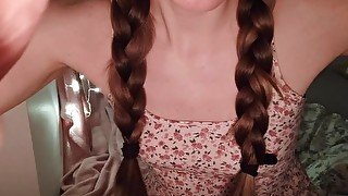 Touchless orgasm ASMR baby girl roleplay