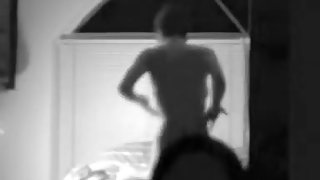 A delightful wazoo voyeured on cam through window