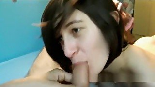 Cute latin teen 18+ first blowjob