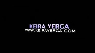 Keira Verga by the door.