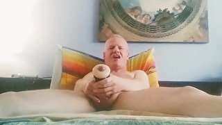 HORNY DADDY FUCKS SO HARD, SO FAST PUSSY AND ASS CUMMING INSIDE BOTH HOLES