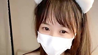 asian teen 18+ cutie masturbates with toy