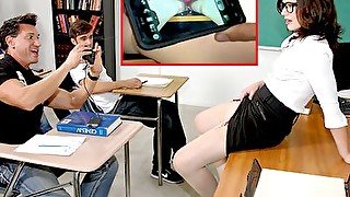 Adult class teacher gets a load from every student