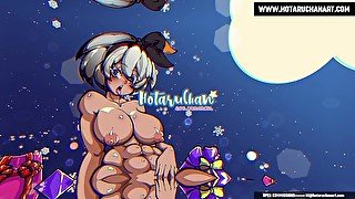 Pokemon Trainer Big Ass, Busty Oppai Ecchi Hentai Christmas Huge Dick Futanari By HotaruChanART