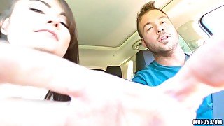 Adria Rae in Red Toe Cumshot for Foot Lover - StrandedTeens