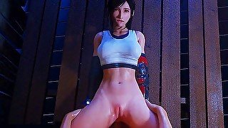 POUNDING TIFA IN HER TIGHT ASS, WHILE HER BALD PUSSY IS OUT, LOOKING FRESHLY FUCKABLE