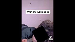 I WOKE HER UP INTO A BLOWJOB!!!