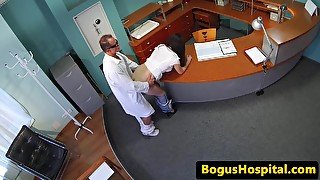 Amateur european patient fucked from behind